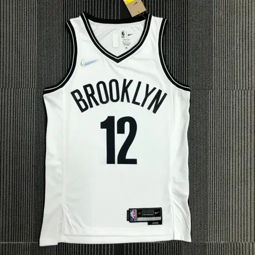 75 aniversario Nets blanco número 12 Harris