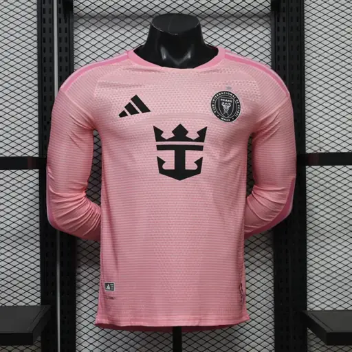Jugadores 26-27: Camiseta de manga larga rosa de Miami (tallas S-3XL)