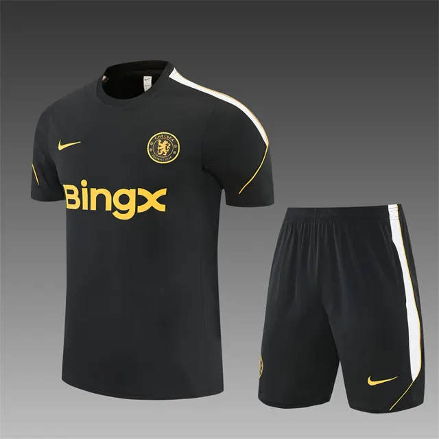 2627 manga corta Chelsea negro
