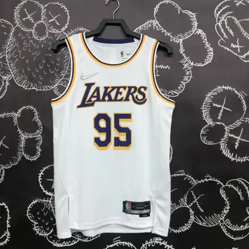 75º aniversario Lakers blanco nº 95 Anderson