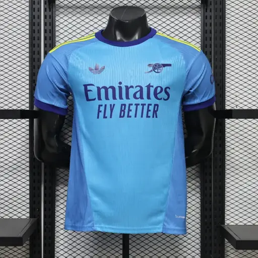 Camiseta de portero del Arsenal, 26-27, azul claro, tallas S-2XL