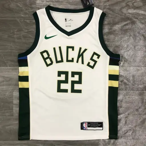 Temporada 21 Bucks BUCKS local blanco nº 22 Middleton