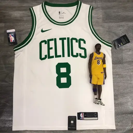 Boston Celtics blanco retro (nº 8 Antoine Walker) (nº 8 Kemba Walker)