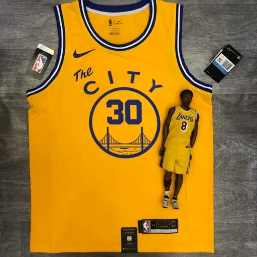 Golden State Warriors edición tranvía, amarillo, nº 30 Stephen Curry