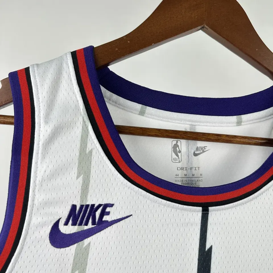 Foto 4 de Temporada 26 Raptors retro blanco número 1 McGrady