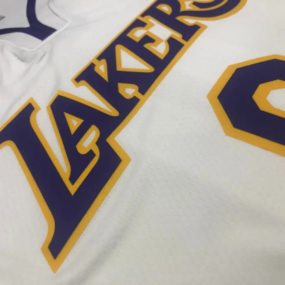 Foto 7 de Los Angeles Lakers blanco cuello en V nº 0 Kyle Kuzma