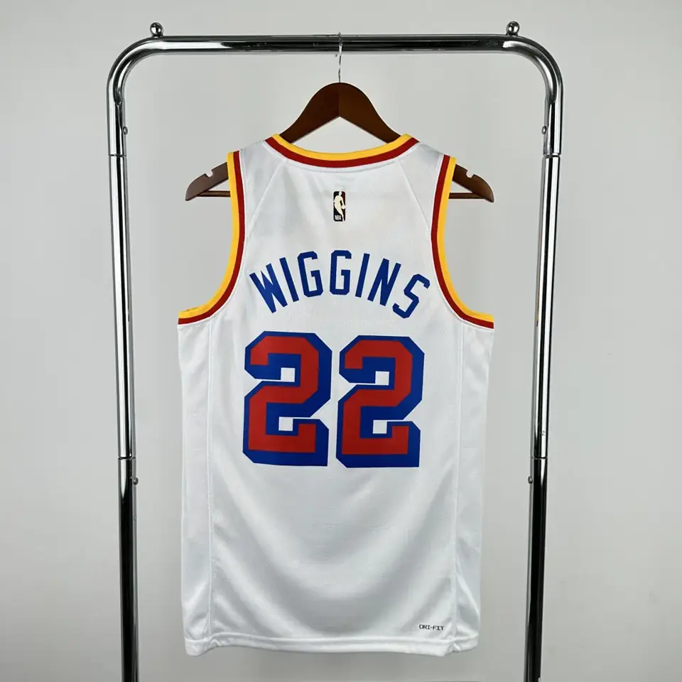 Foto 8 de Temporada 25 Warriors retro número 22 Wiggins