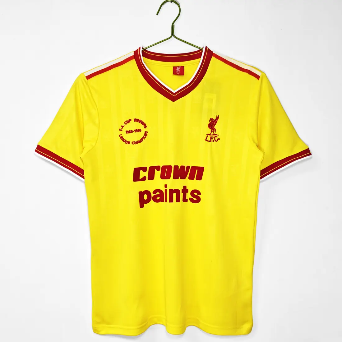 Foto 1 de Temporada 1985/86 Liverpool tercera amarillo 5A