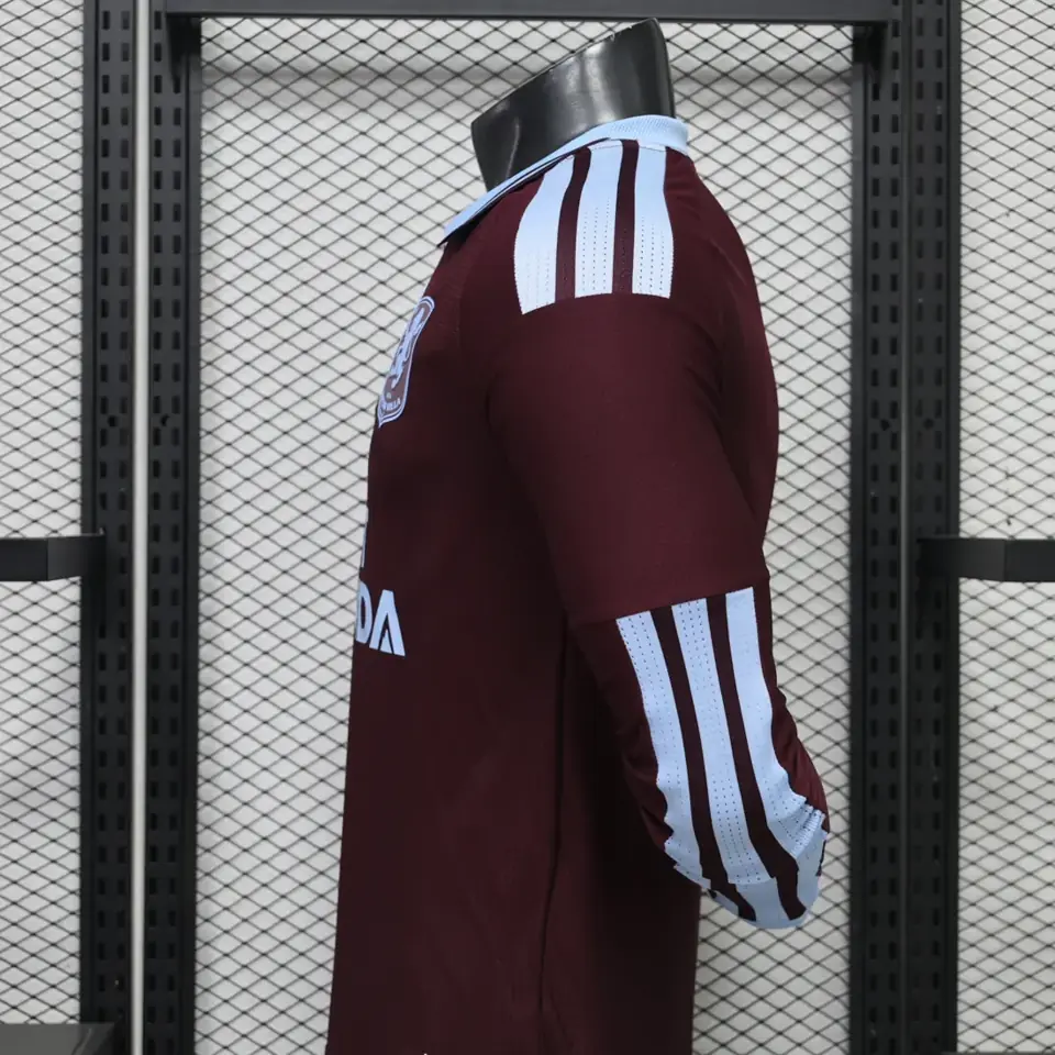 Foto 4 de Camiseta de manga larga del Aston Villa (con publicidad) 26-27 Tallas S-3XL