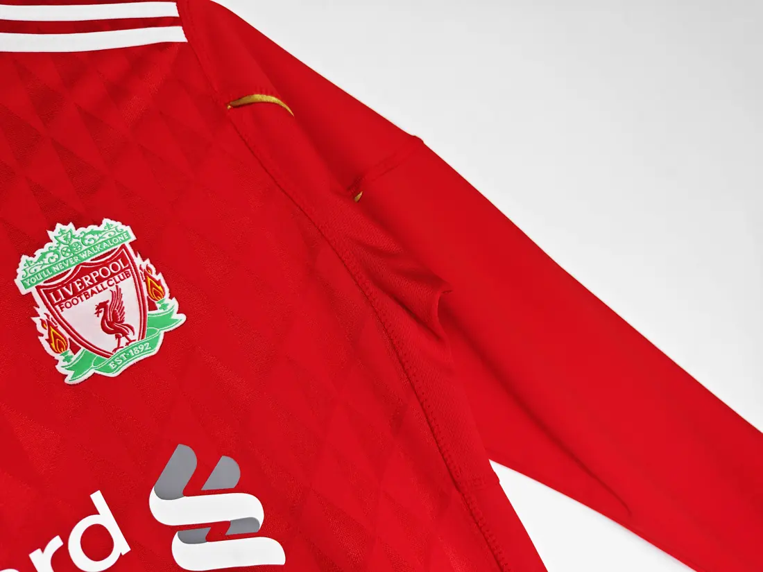 Foto 7 de Manga larga: temporada 2010/11 Liverpool local camiseta retro 3B