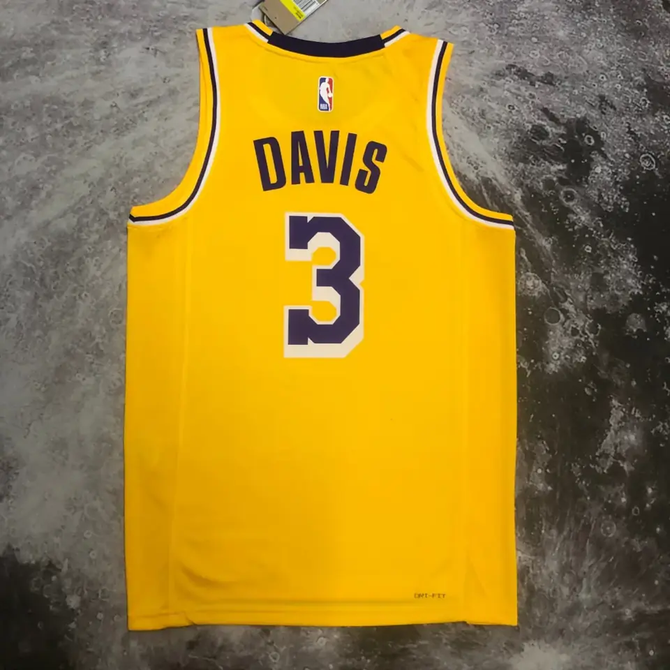 Foto 3 de Temporada 23 Lakers cuello redondo amarillo nº 3 Davis