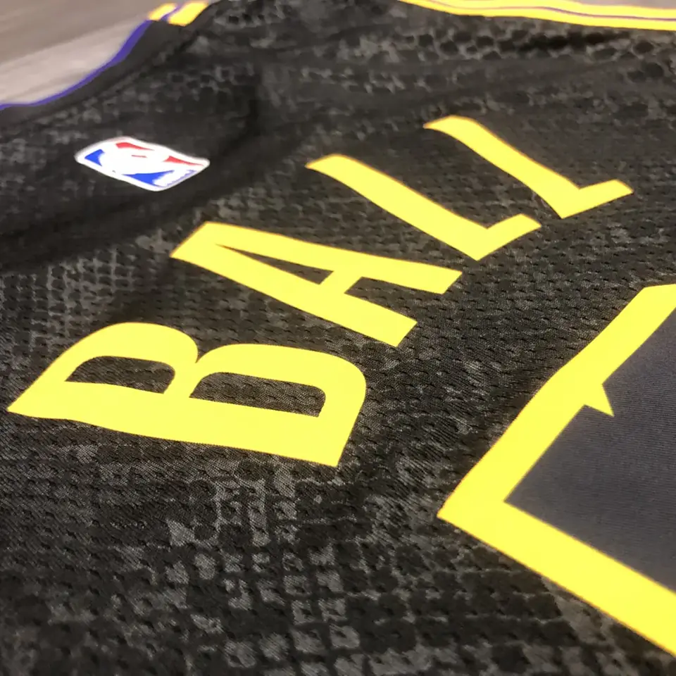 Foto 2 de Los Angeles Lakers estampado de serpiente nº 2 Lonzo Ball