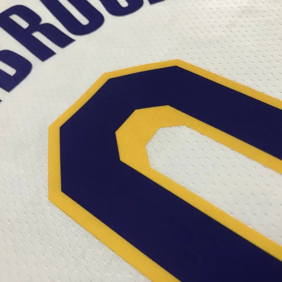 Foto 8 de 75 aniversario Lakers blanco número 0 Westbrook