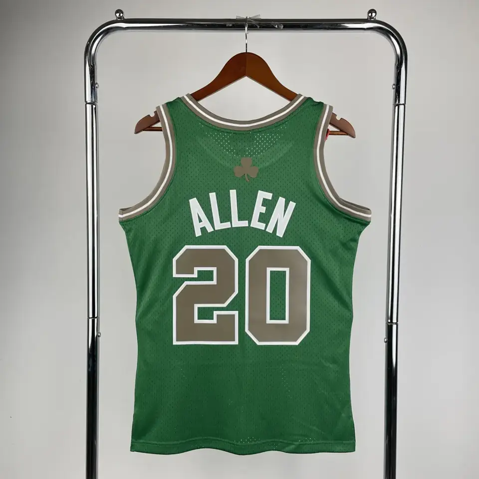 Foto 2 de MN camiseta retro termoimpresa: SW Celtics temporada 07/08 San Patricio nº 20 Ray Allen