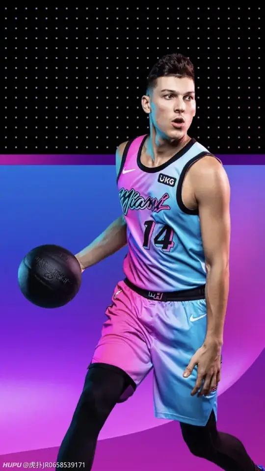 Foto 3 de Temporada 21 Heat de Miami edición ciudad con degradado, n.º 14 Tyler Herro