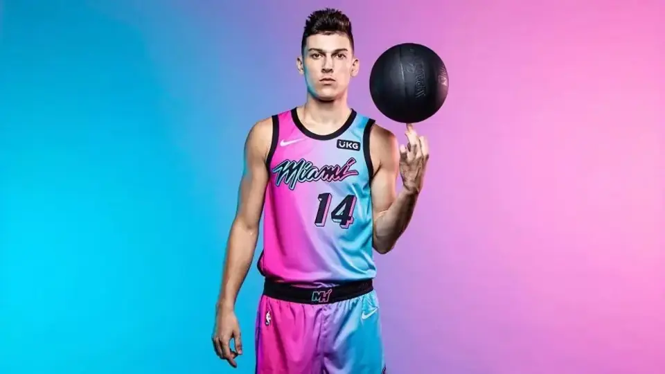Foto 4 de Temporada 21 Heat de Miami edición ciudad con degradado, n.º 14 Tyler Herro