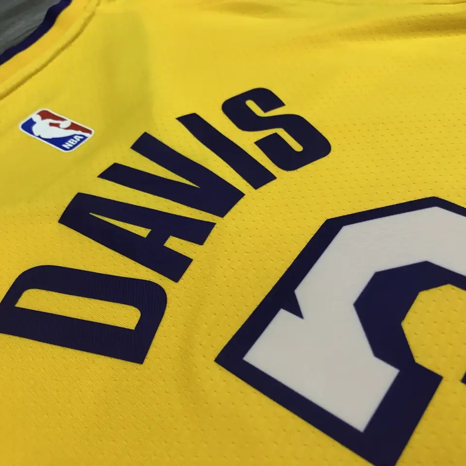 Foto 3 de Los Angeles Lakers amarillo cuello en V nº 3 Davis
