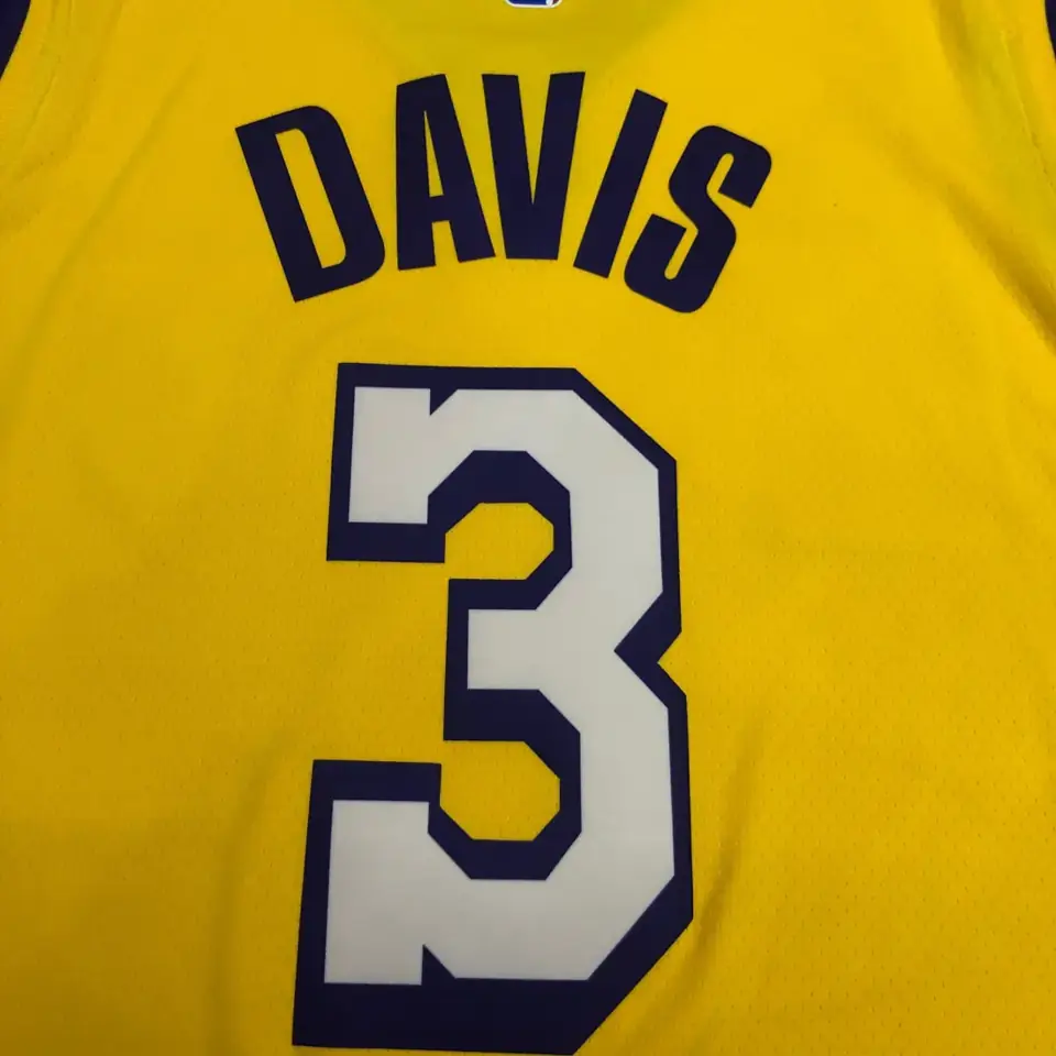Foto 5 de Los Angeles Lakers amarillo cuello en V nº 3 Davis