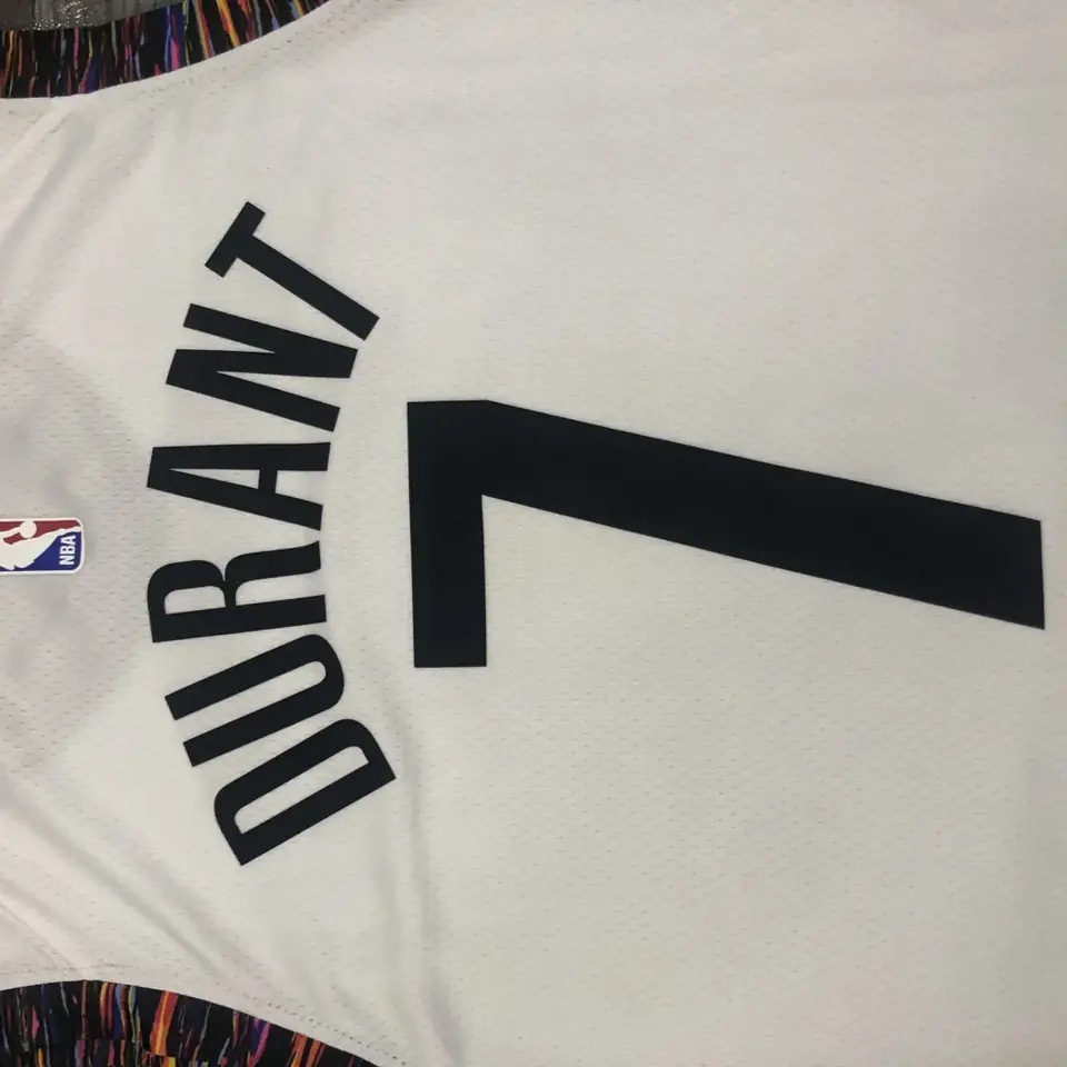Foto 6 de Temporada 20 Brooklyn Nets City Edition (camuflaje), blanco, nº 7 Durant