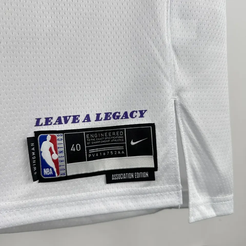 Foto 6 de Lakers cuello redondo blanco #34 O'Neal