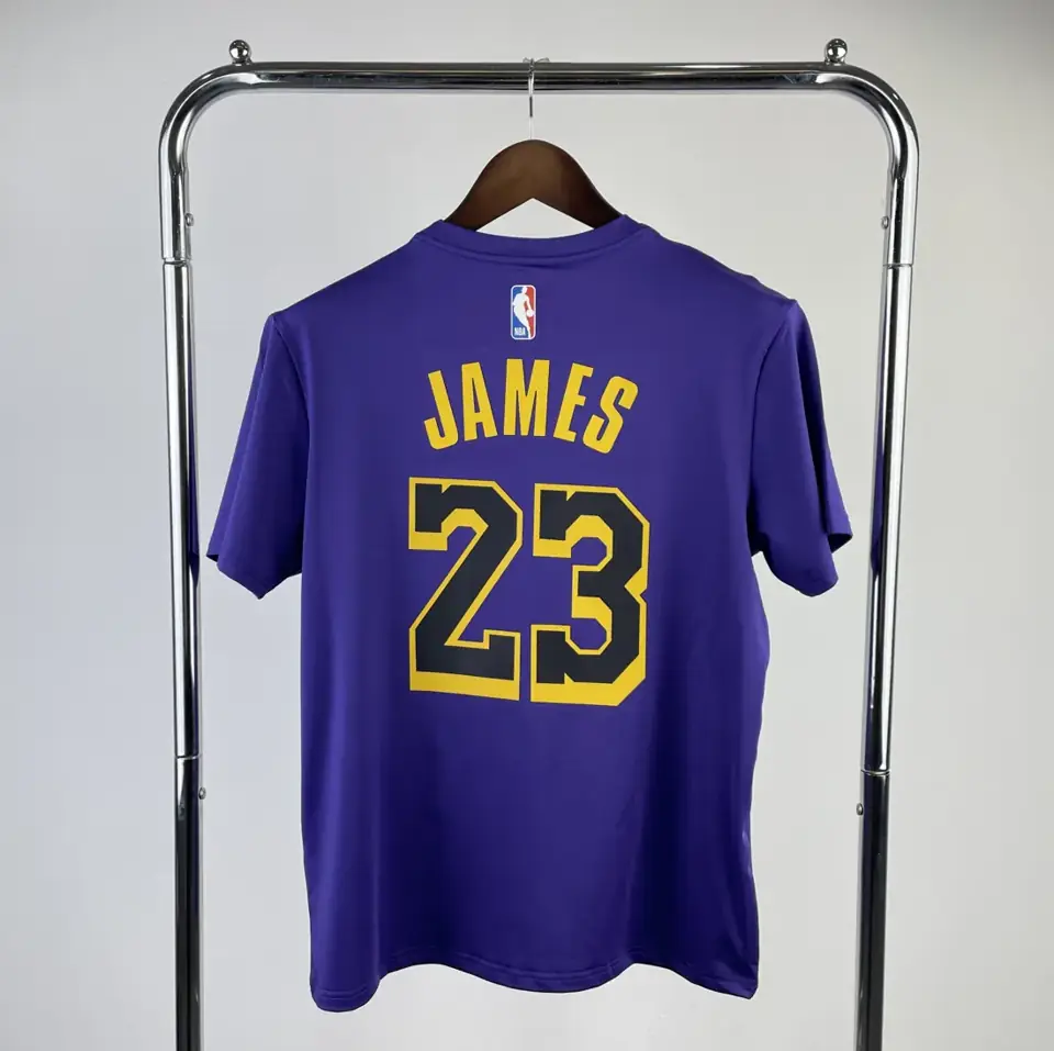 Foto 5 de Temporada 23 Los Angeles Lakers edición limitada Air número 24 camiseta de manga corta de secado rápido