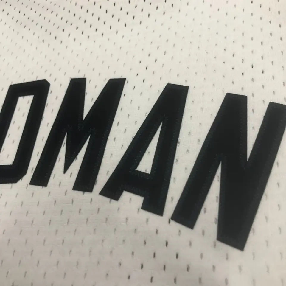 Foto 2 de MN camiseta retro termosellada: SW San Antonio Spurs temporada 1993/94 blanco n.º 10 Rodman