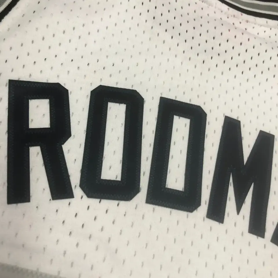 Foto 3 de MN camiseta retro termosellada: SW San Antonio Spurs temporada 1993/94 blanco n.º 10 Rodman