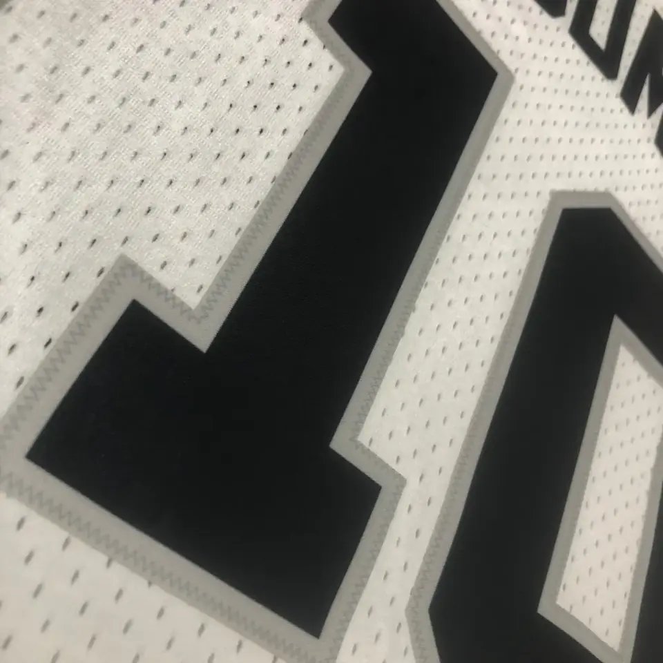 Foto 5 de MN camiseta retro termosellada: SW San Antonio Spurs temporada 1993/94 blanco n.º 10 Rodman