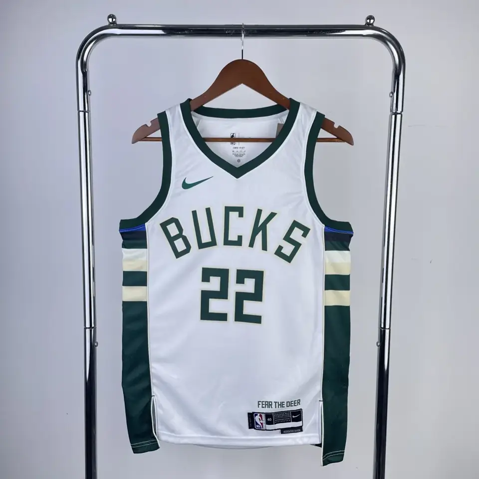Foto 1 de Temporada 23 Bucks local blanco número 22 Middleton