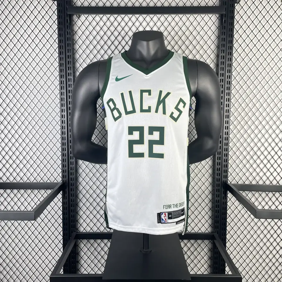 Foto 3 de Temporada 23 Bucks local blanco número 22 Middleton