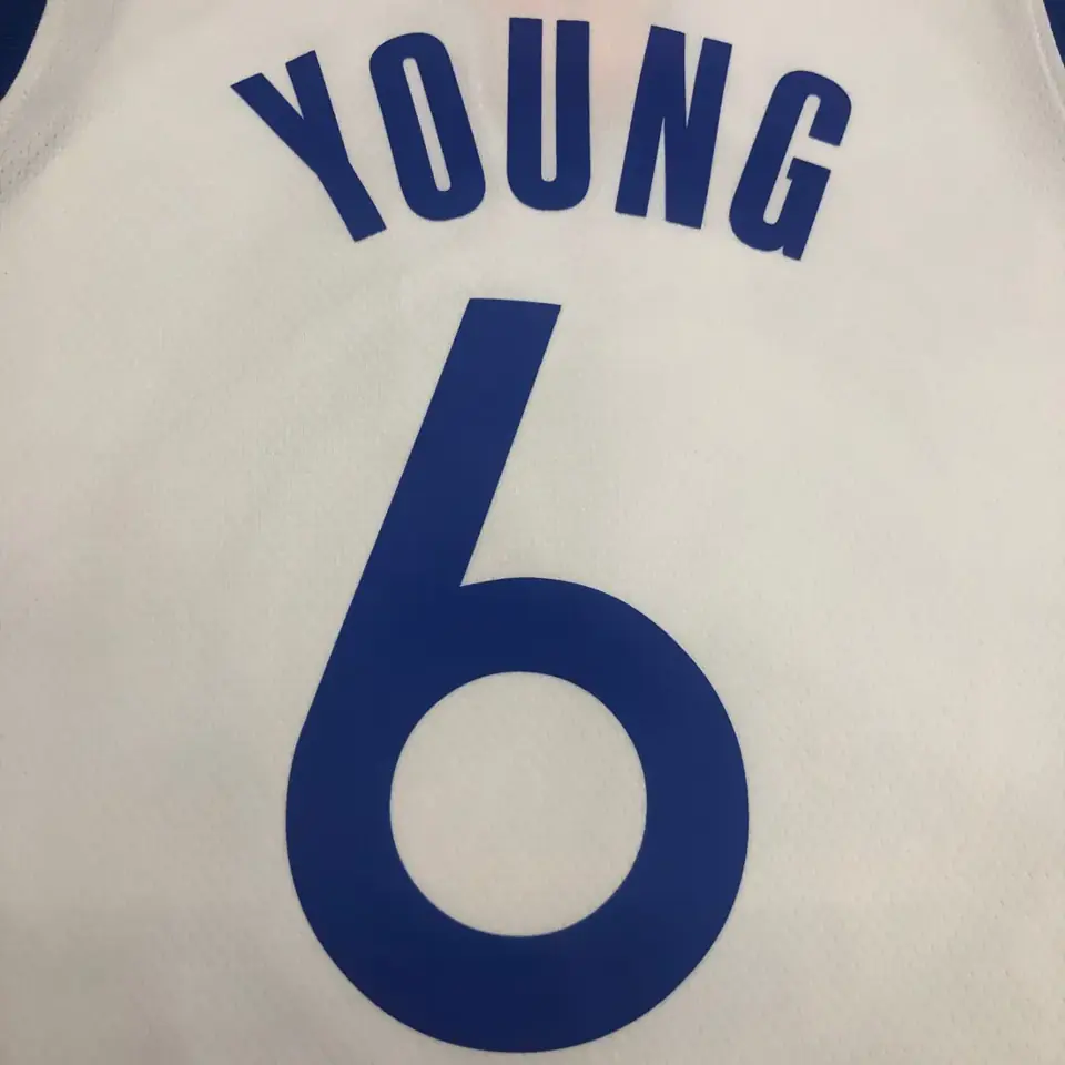 Foto 6 de Temporada 20 Warriors cuello en V blanco nº 6 Nick Young