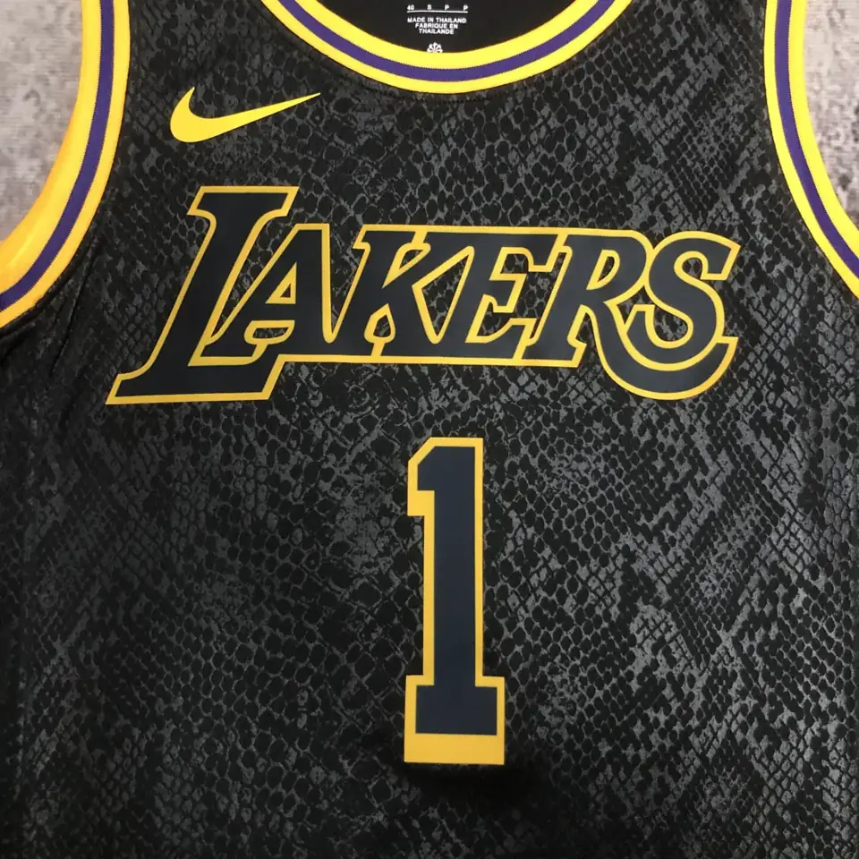 Foto 4 de Lakers estampado de serpiente nº 1 Russell