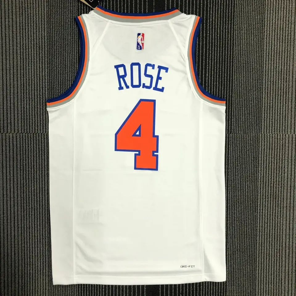 Foto 2 de 75 aniversario Knicks blanco número 4 Rose