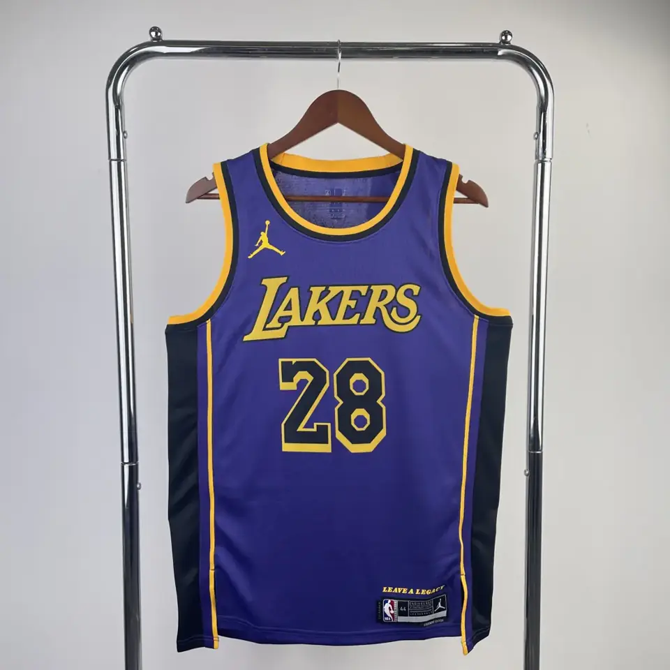 Foto 1 de Personalizado sin cambios ni devoluciones: temporada 23 Los Angeles Lakers edición limitada Jordan nº28 Hachimura