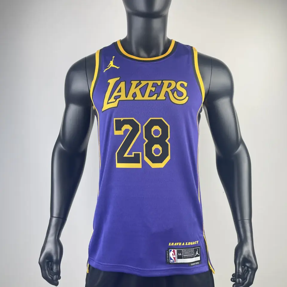 Foto 3 de Personalizado sin cambios ni devoluciones: temporada 23 Los Angeles Lakers edición limitada Jordan nº28 Hachimura