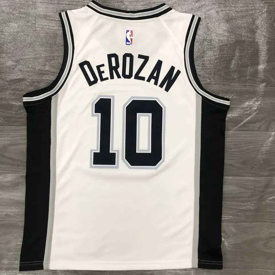 Foto 2 de San Antonio Spurs blanco número 10 DeMar DeRozan