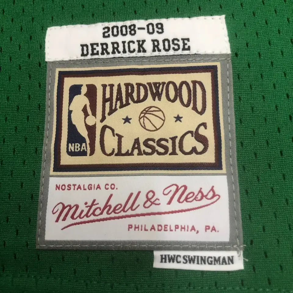 Foto 8 de MN camiseta retro termosellada: SW Chicago Bulls temporada 08/09 San Patricio verde n.º 1 Rose
