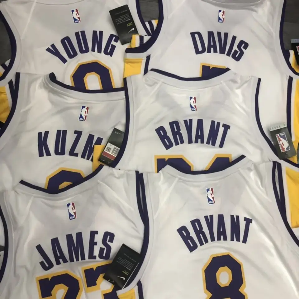 Foto 2 de Los Angeles Lakers blanco cuello en V nº 0 Nick Young