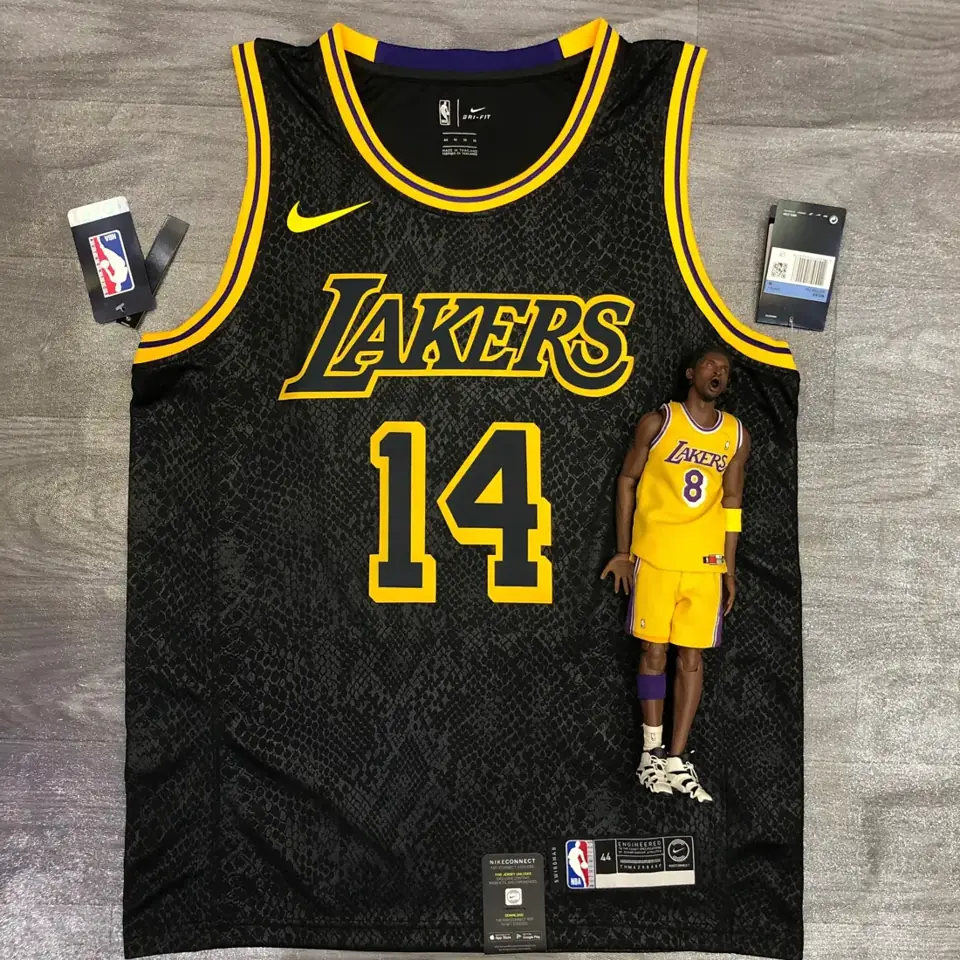 Foto 1 de Los Angeles Lakers estampado de serpiente nº 14 Green