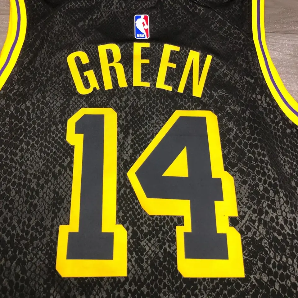 Foto 4 de Los Angeles Lakers estampado de serpiente nº 14 Green