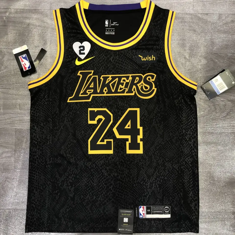 Foto 2 de Los Angeles Lakers estampado de serpiente nº 24 Kobe