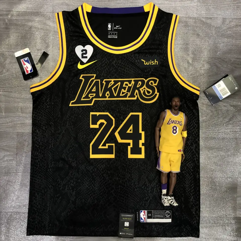 Foto 3 de Los Angeles Lakers estampado de serpiente nº 24 Kobe