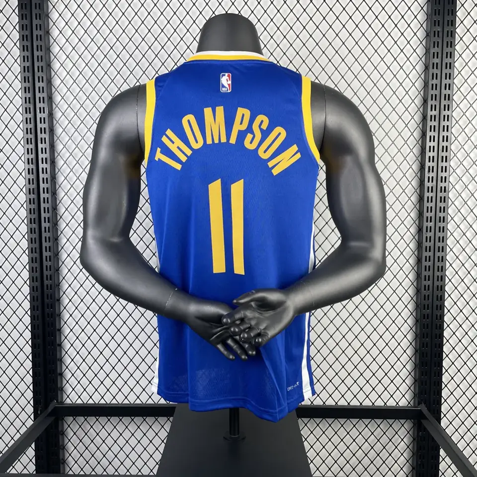 Foto 2 de Temporada 23 Golden State Warriors visitante azul número 11 Thompson