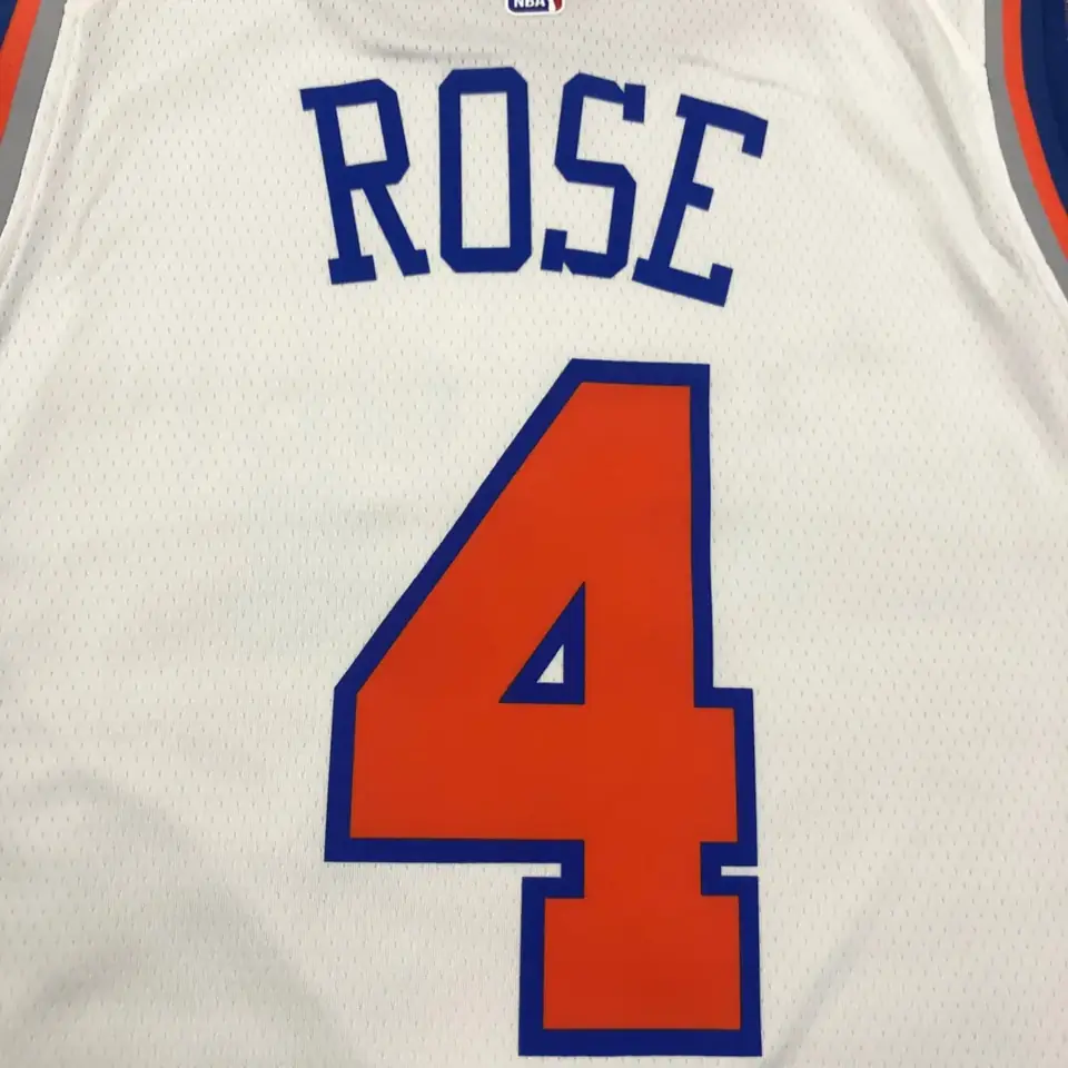 Foto 8 de Knicks blanco número 4 Rose