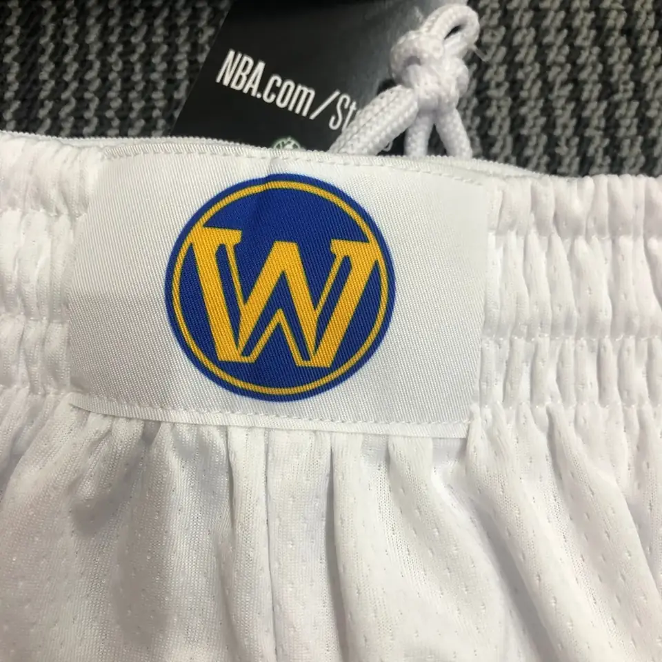 Foto 4 de Warriors pantalones cortos blancos estándar