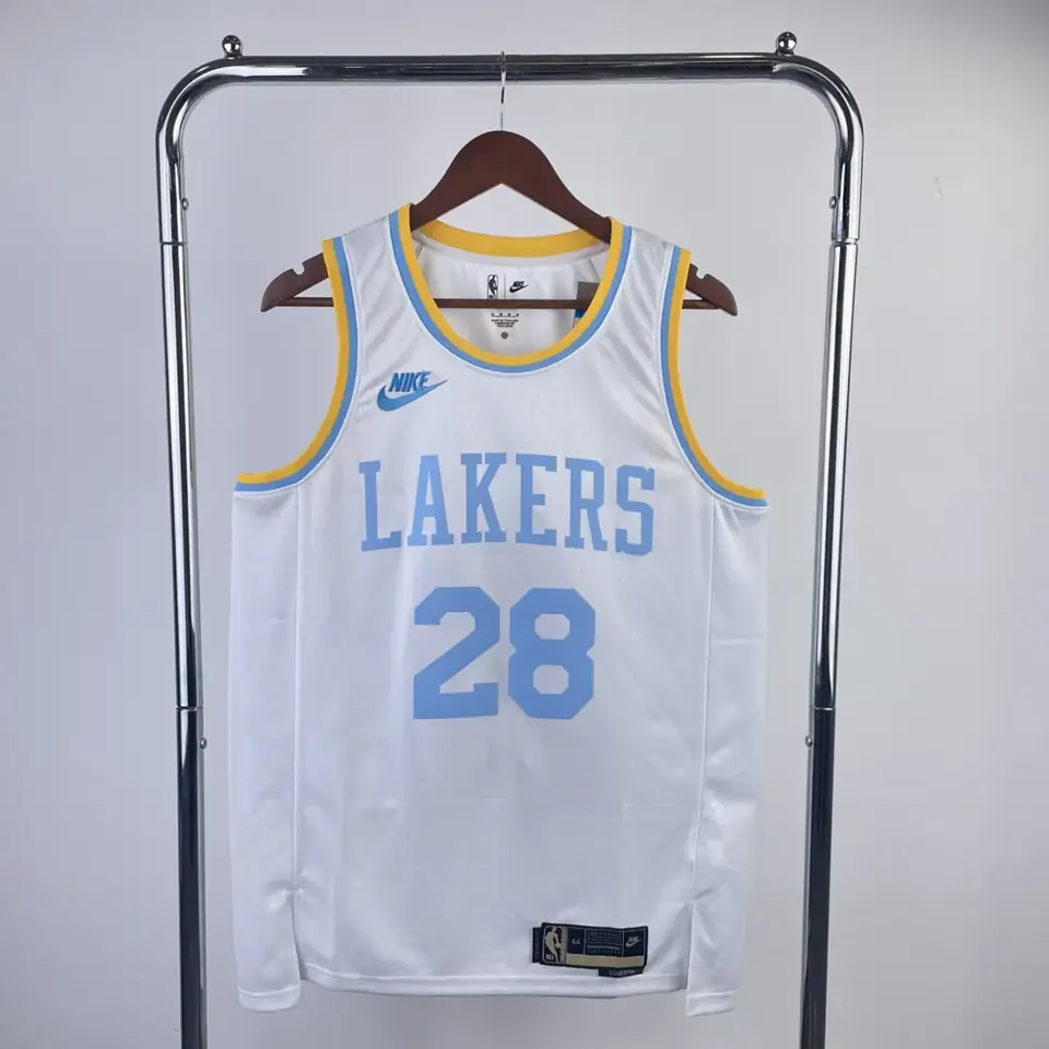 Foto 1 de Personalizado sin cambios ni devoluciones: temporada 23 Los Angeles Lakers retro nº28 Hachimura