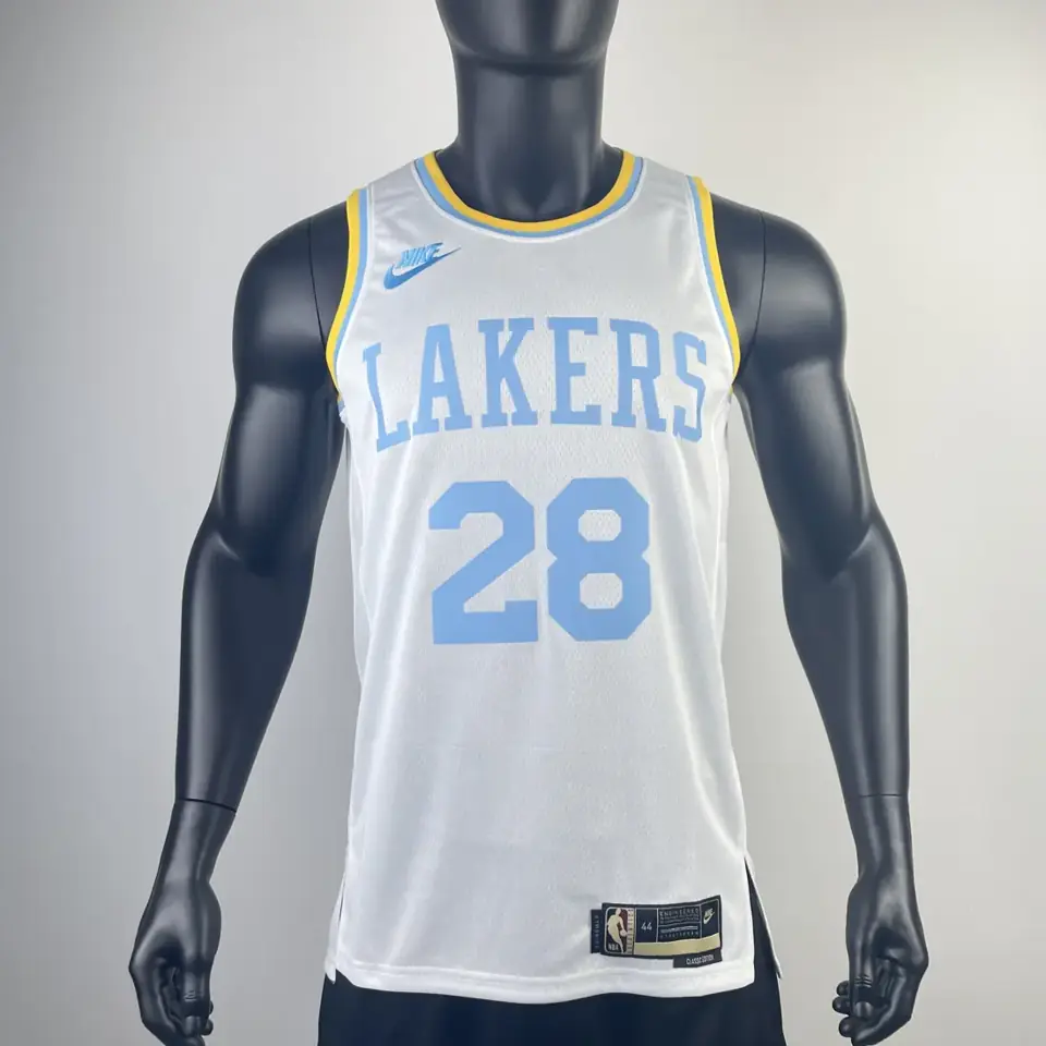 Foto 3 de Personalizado sin cambios ni devoluciones: temporada 23 Los Angeles Lakers retro nº28 Hachimura