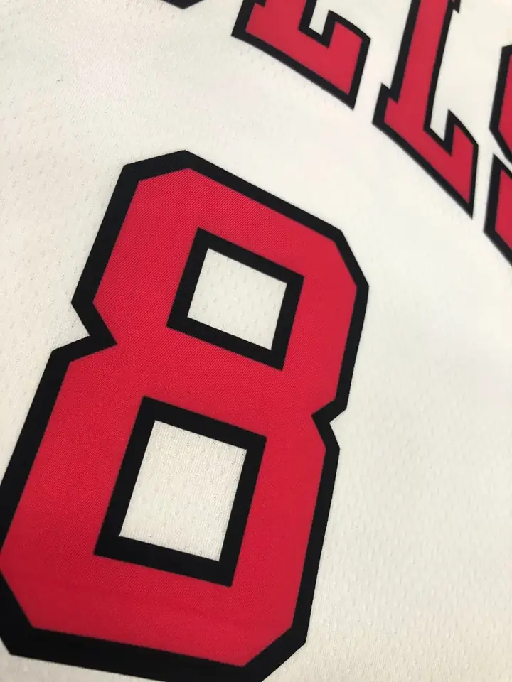 Foto 8 de Bulls cuello redondo blanco nº 8 Zach LaVine