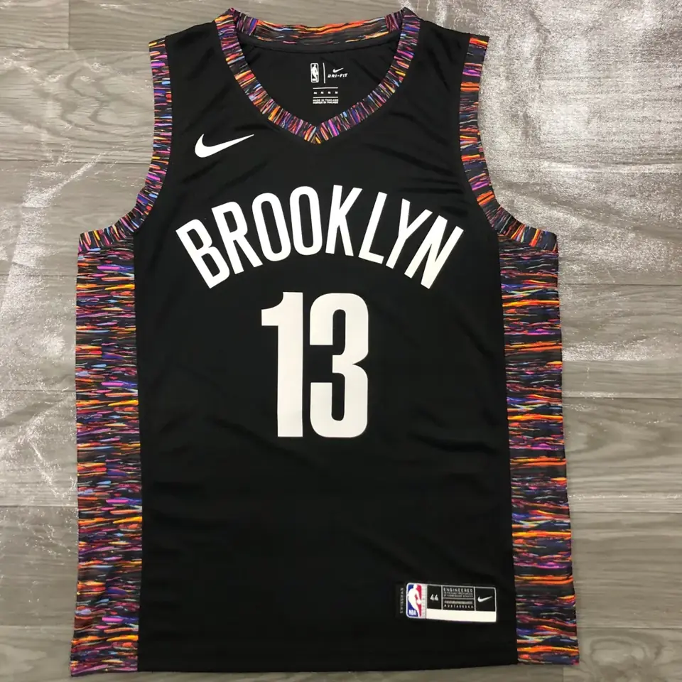Foto 1 de Temporada 20 Brooklyn Nets Edición Ciudad (camuflaje) negro nº 13 James Harden