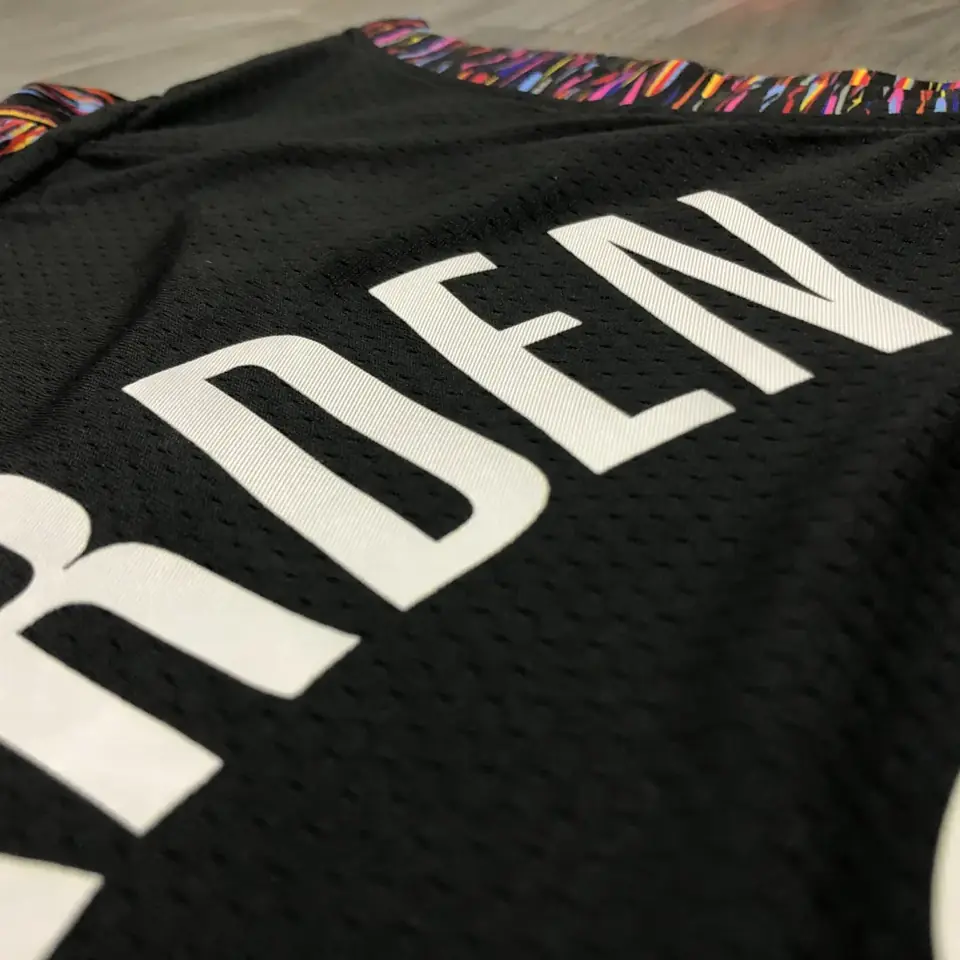 Foto 4 de Temporada 20 Brooklyn Nets Edición Ciudad (camuflaje) negro nº 13 James Harden